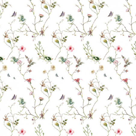 Echantillon papier peint jardin secret