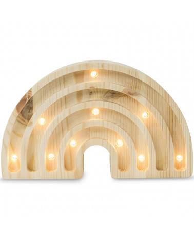 Lampe veilleuse bois voiture coccinelle de Little Lights