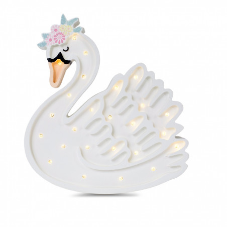 lampe à poser veilleuse cygne