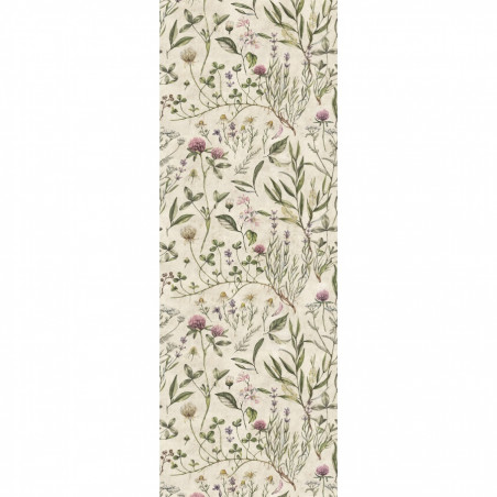 papier paint jardin vintage, lé de 100 cm x 280 cm