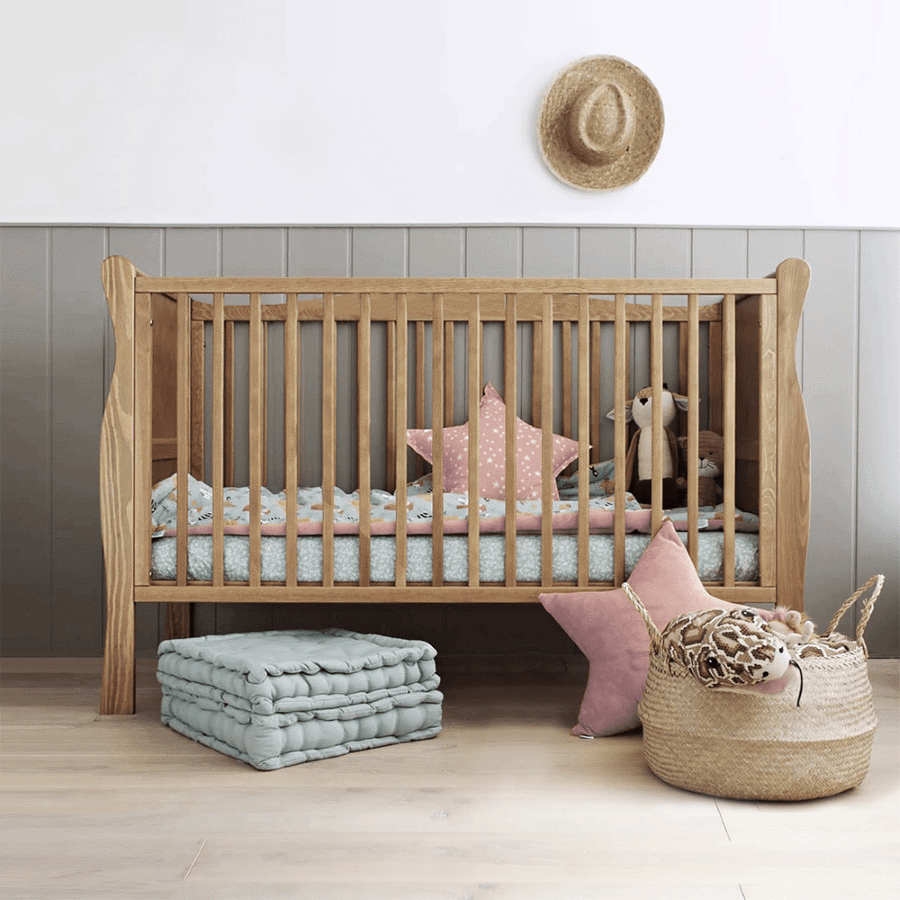 Lit bébé évolutif Noble cot bed vintage 70 cm x 140 cm, 2 en 1