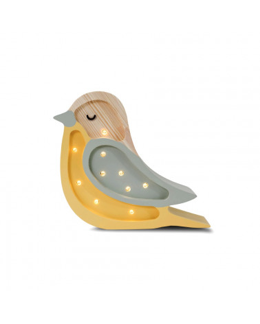 Veilleuse en bois en forme d'oiseau Betterlife,1 pcs veilleuse d'oiseau en  bois, lampe d'ambiance chaleureuse avec haut-parleur Bluetooth pour chambre  à coucher, maison ou intérieur