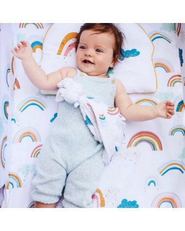 Oreiller Plat Bebe Motif Arc En Ciel