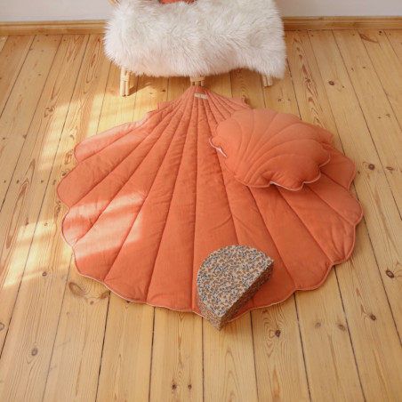 tapis de jeu coquillage papaya