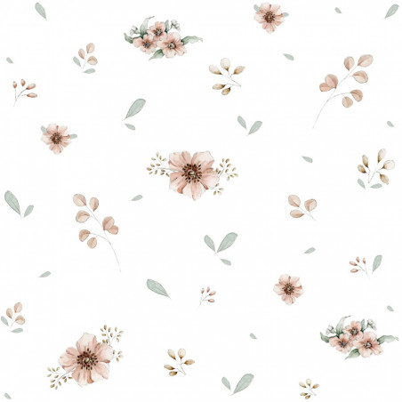 Papier peint enfant mini fleurs