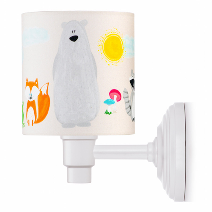 Applique murale enfant animaux de la forêt Applique murale enfant animaux de la forêt