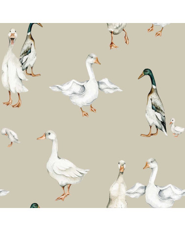 papier peint enfant canards