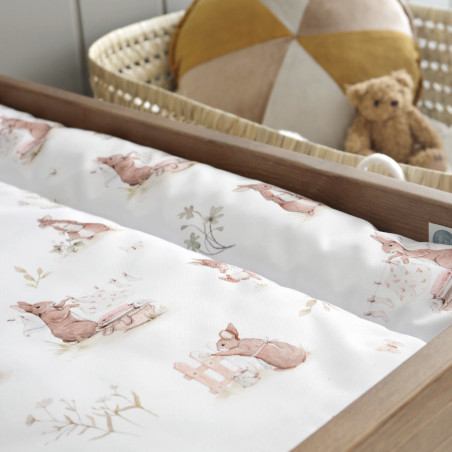 Matelas à langer souple 40 cm x 70 cm - lapins