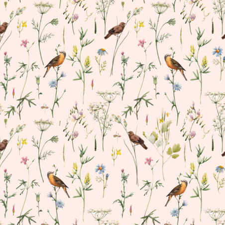 echantillon papier peint la prairie au printemps
