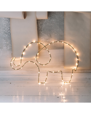 lampe guirlande led éléphant