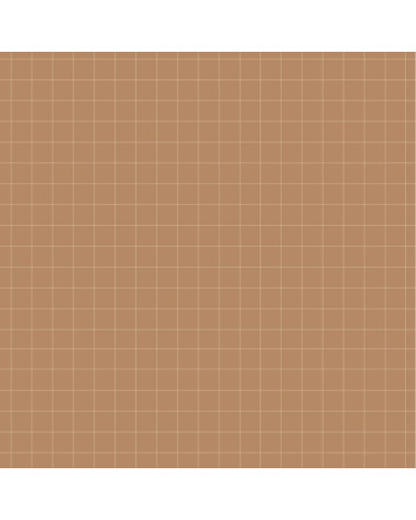 papier peint enfant petits carreaux cannelle