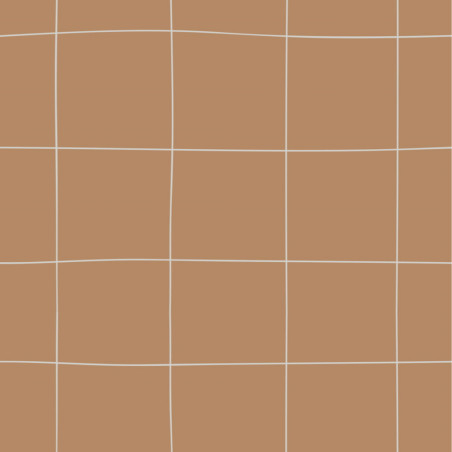 papier peint enfant grands carreaux cannelle