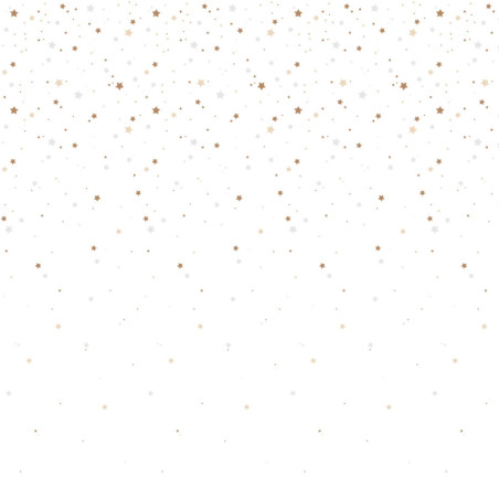 papier peint enfant petites étoiles fond blanc