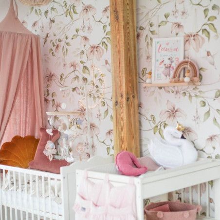 Papier peint enfant paradise trees fond blanc