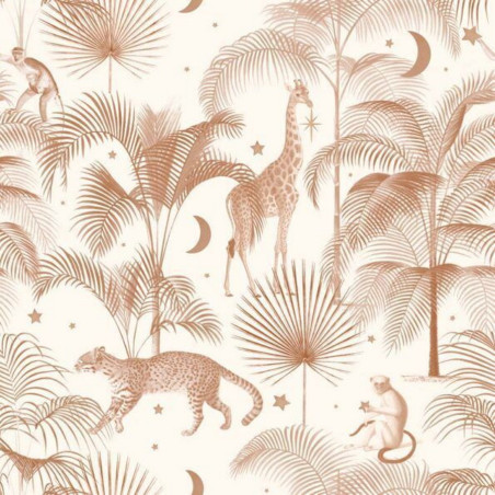 échantillon papier peint jungle