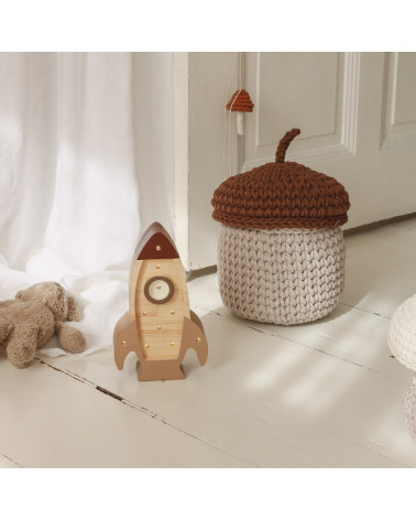 Panier Ovale En Crochet DIY – Base Bois – Rangement Personnalisé