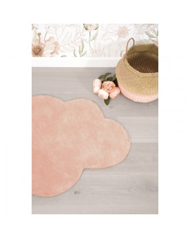 Tapis en coton nuage - abricot Lilipinso