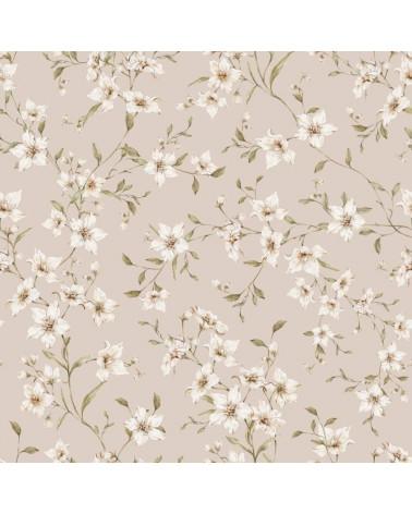 Papier peint enfant premières fleurs du printemps