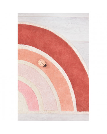 Tapis enfant en coton Lilipinso - Arc-en-ciel