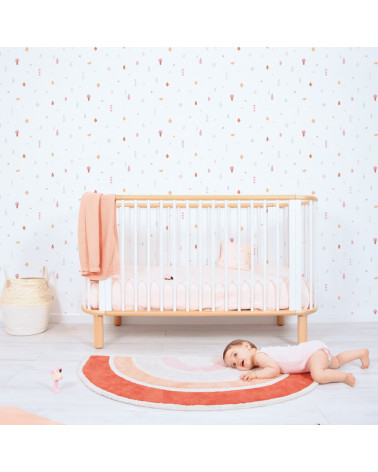 Tapis enfant en coton Lilipinso - Arc-en-ciel