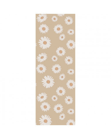 Papier peint enfant pâquerettes cappuccino - Tuscan Daisies