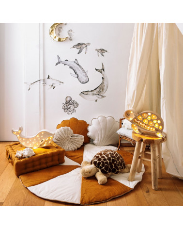 Sticker enfant poissons des océans