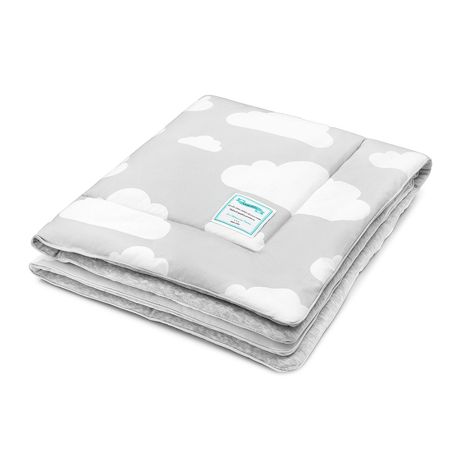 Couverture chaude grise nuages Couverture chaude grise nuages