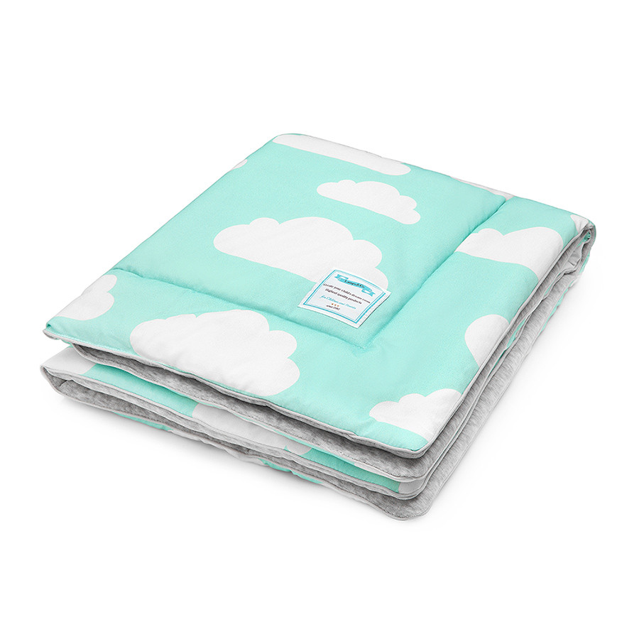 Couverture chaude menthe nuages Couverture chaude menthe nuages