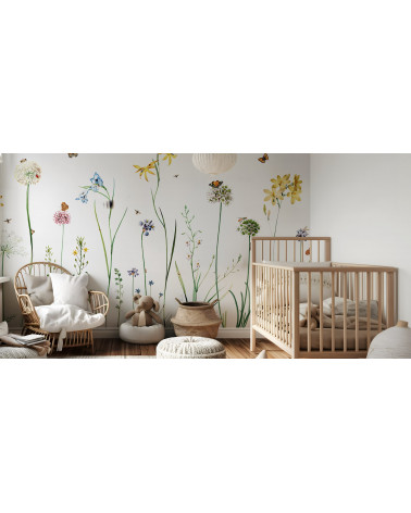 Papier peint enfant Butterfly Garden - Kikki Belle