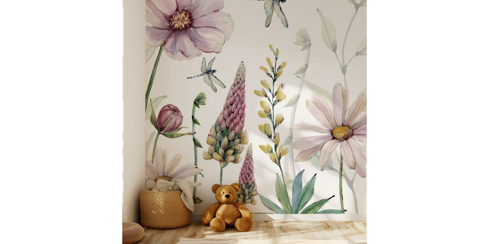 Papier peint enfant Fabulous Flowers - Kikki Belle