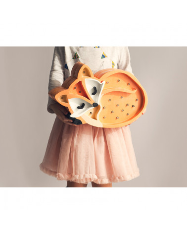 Lampe Veilleuse En Bois Renard