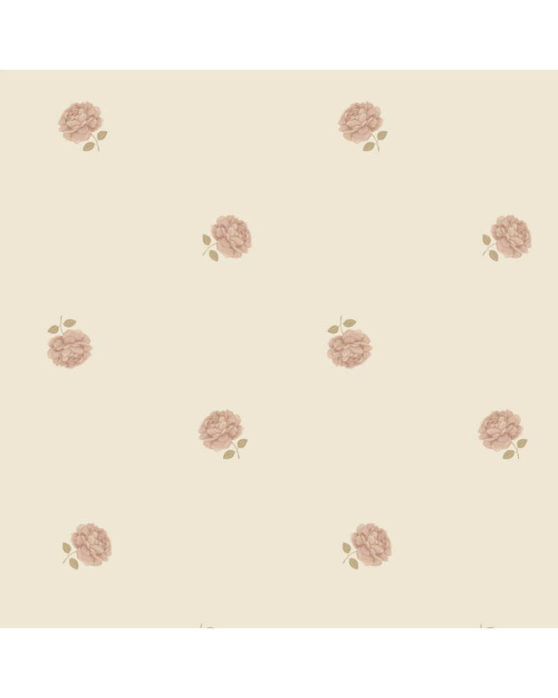 Echantillon papier peint Rosier