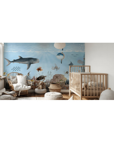 Papier peint enfant Ocean Lookbook - kikki belle