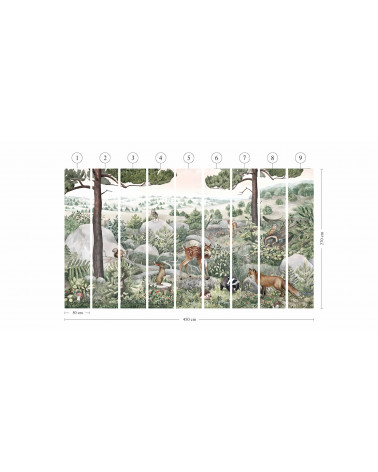Papier peint enfant Happy Hills