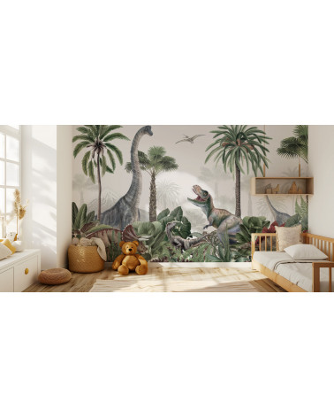 Papier peint enfant Dino Jive - Kikki Belle