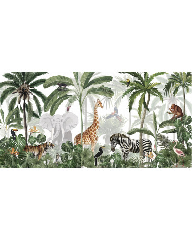 Papier peint enfant Jungle Jive - Kikki Belle