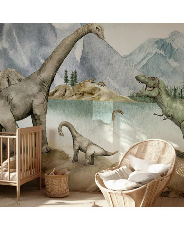 Papier peint enfant Dino Dreams - Kikki belle