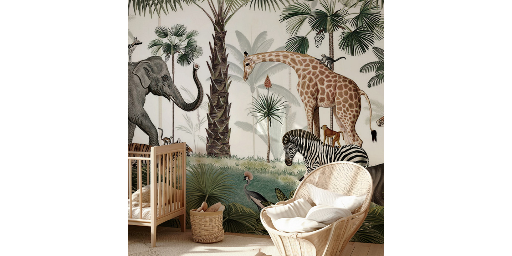 Papier peint enfant Animal Kingdom