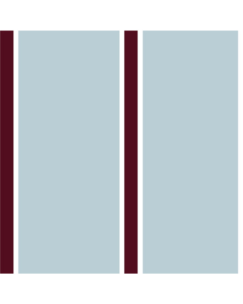 Papier Peint Enfant – Rayures Larges Maya Bleu