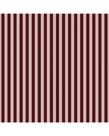 Papier peint enfant Maya à rayures fines marron beige