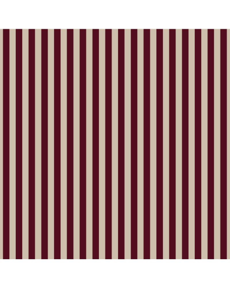 Papier peint enfant Maya à rayures fines marron beige