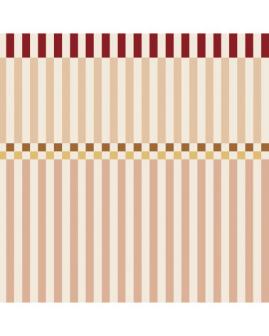 Papier Peint Enfant – Rayures Happy Rose Cerise