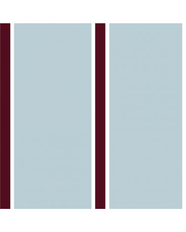 Echantillon Papier Peint Enfant – Rayures Larges Maya Bleu