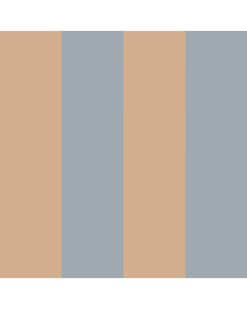 Echantillon Papier Peint Enfant – Rayures Bleu et Beige
