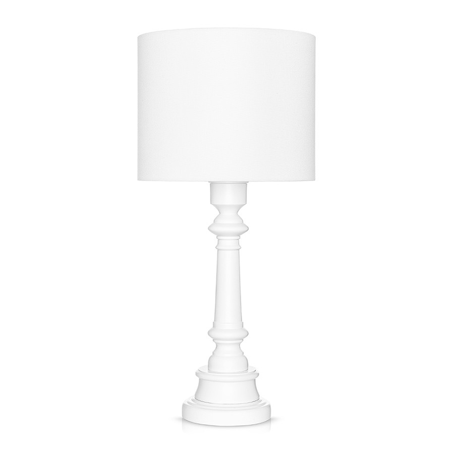 Lampe à poser classique blanche Lampe à poser classique blanche